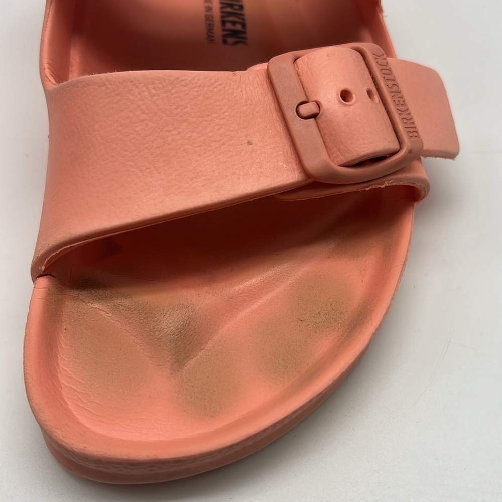 Birkenstock - Arizona Eva 2 Buckle Lightweight Coral Peach Slip On Sandal SZ 8 - Picture 10 of 15